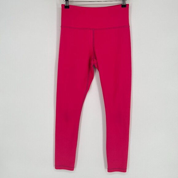 Zyia Active Pink Leggings Athleisure Size 4 Bright Pink - Picture 2 of 5